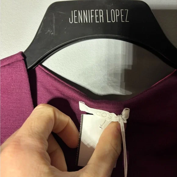 COS Paneled Jersey Maxi Dress Womens Size Large - Picture 5 of 5